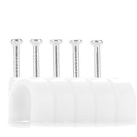 Kabelschellen Kabelclips Kabelhalter 8Mm 100 StüCk Weiß Netzwerkkabel