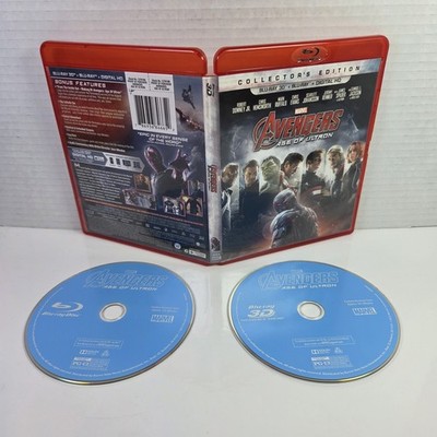 Avengers: Age Of Ultron (3D Blu-ray/Blu-ray, 2015, Collector's Edition)