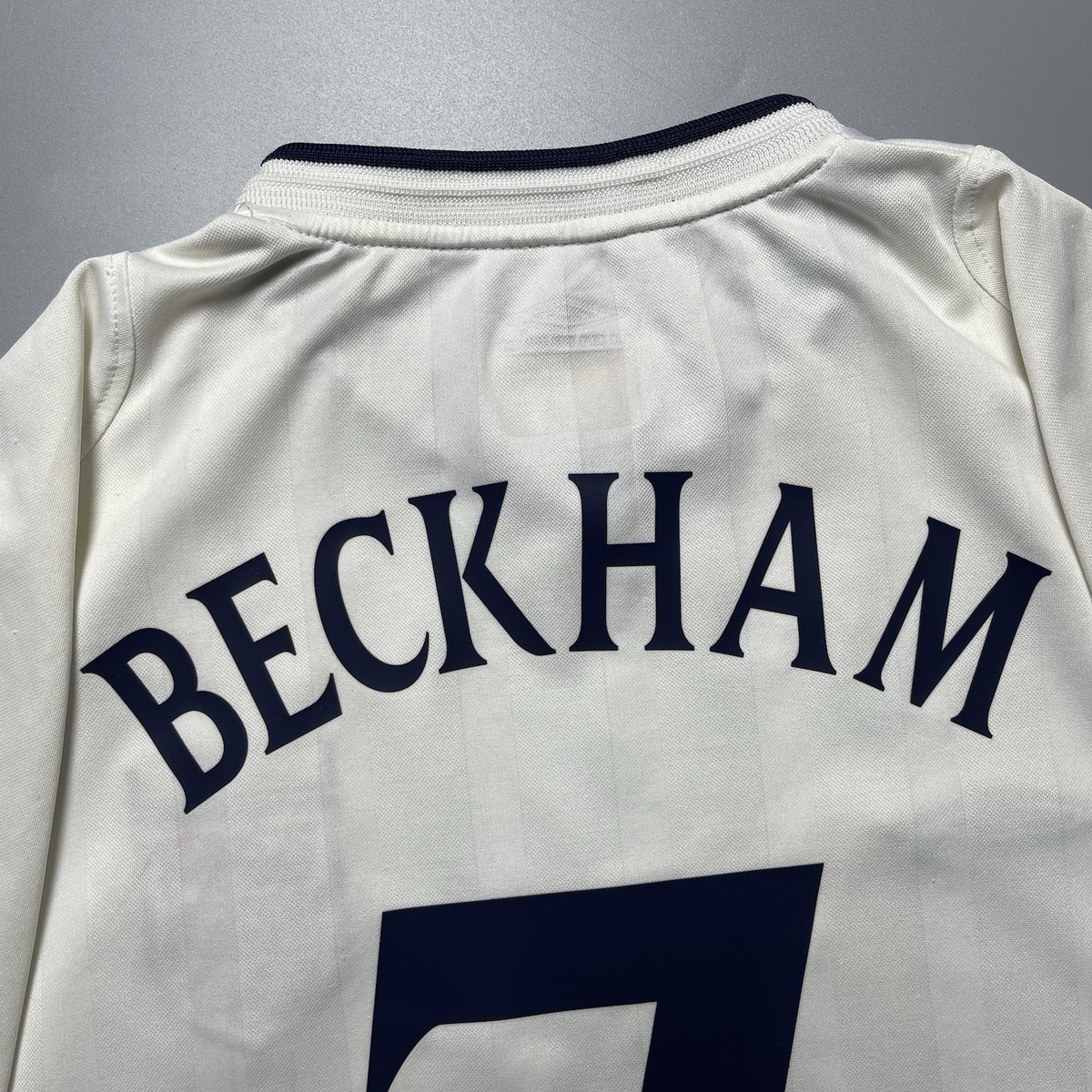 ENGLAND UMBRO 2002 WORLD CUP FOOTBALL SOCCER HOME JERSEY #7