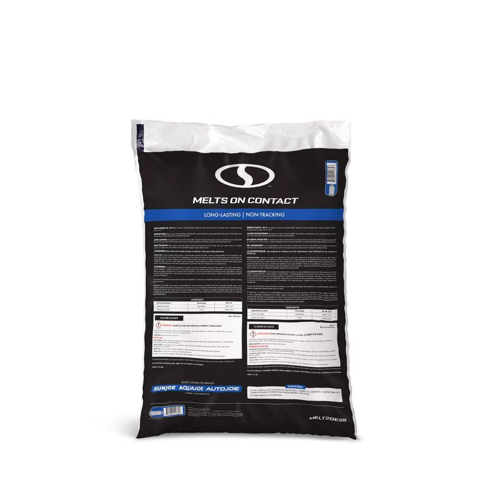 20 libras Mezcla de fusión de hielo de cloruro de calcio Foto 2 de 4