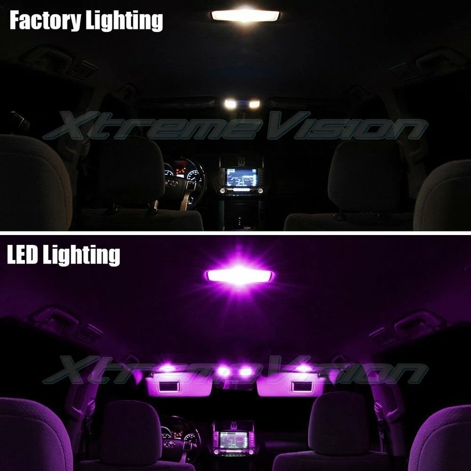 LED interno XtremeVision para Ford Expedition 2003-2013 (14 peças) rosa - Imagem 3 de 4