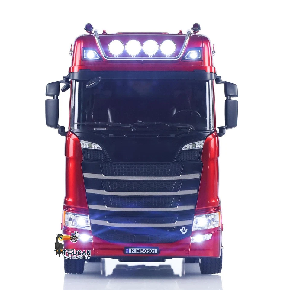 HUINA 1501 770S 1/18 RC Tractor Truck Plastic RTR 19CH Car W/Battery Light Sound - Image 3 of 4