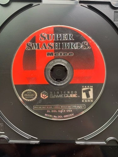 Super Smash Bros Melee Nintendo GameCube Authentic Disc Only Tested Pokémon