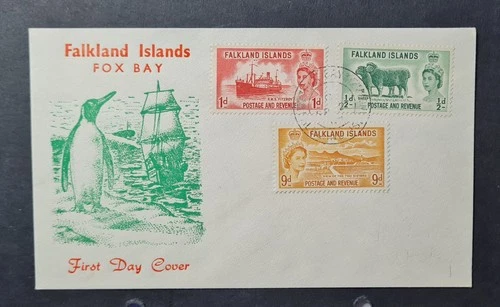 Falkland Islands  1958 FDC Fox Bay  Clean Cover. As Pictures.