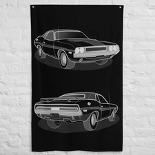 Custom Car Art Banner For Garage or Workshop Perfect for Enthusiast Dad Man Cave