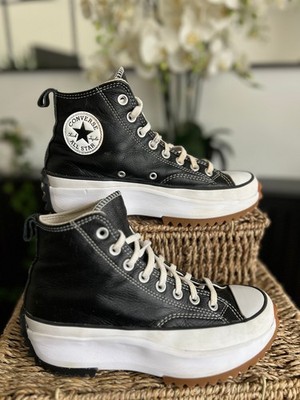 Converse Run Star Hike Leder High Top Plateau Sneaker UK 5,5 Chuck Taylor