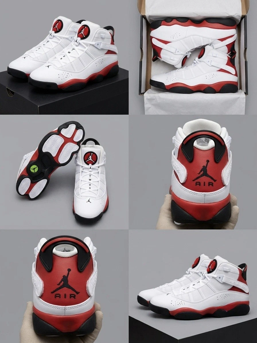 Jordan retro 6 G ホワイト/ブラック/レッド 26.5センチ Las mejores ofertas en Jordan 6 Rings Black Gym Red | eBay