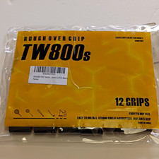 WINNER PRO TW800s Rough Overgrip Over Grip Tennis Grips 12 Pack Black