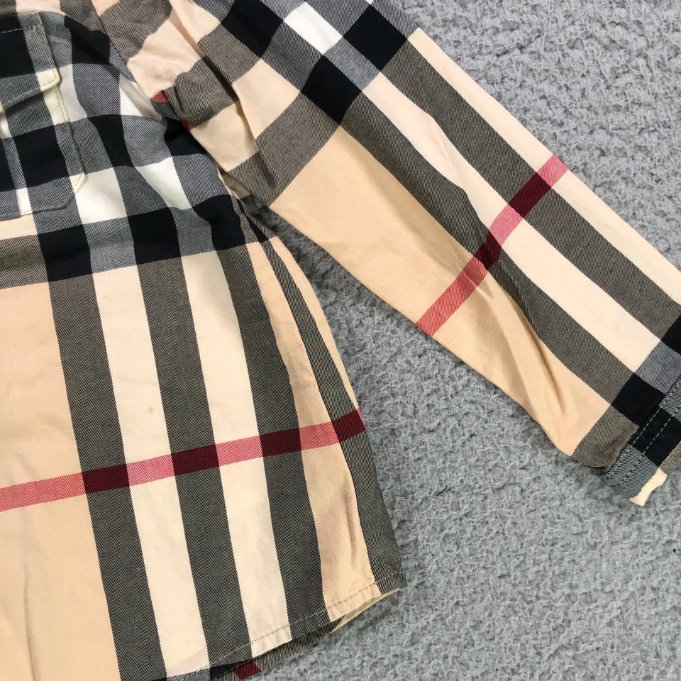 Paquete de 2 camisas Burberry para niños pequeños 2 años a cuadros Nova Check algodón Foto 4 de 4