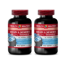 Brain energy - BRAIN & MEMORY BOOSTER - Memory power support 2 Bottles