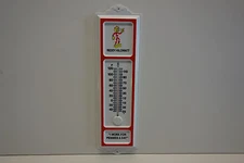 Reddy Kilowatt "I WORK FOR PENNIES A DAY" THERMOMETER ELECTRICIAN GIFT