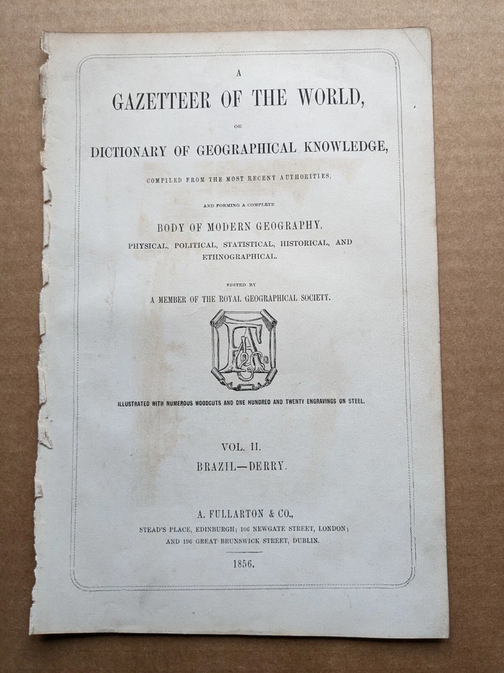 Mapas antiguos de las principales ciudades de Estados Unidos c1856 grabado Foto 4 de 4