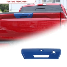 Blue Rear Tailgate Door Handle Cover Shell Decoration Parts For Ford F150 2021+ 