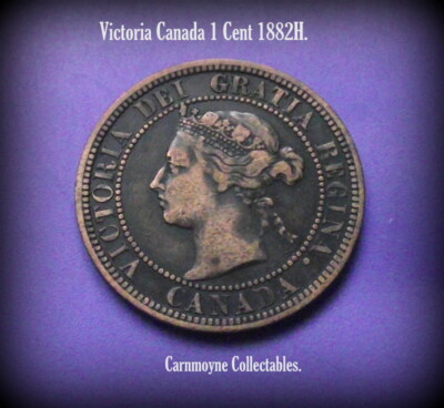 Victoria Canada 1 Cent 1882H.AH1799.