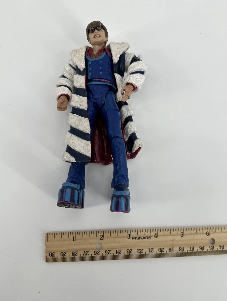 Figura de acción Mezco Austin Powers Goldmember años 70 vintage 2002 coleccionable Foto 4 de 4