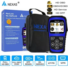 Heavy Duty Truck Scanner Full System DPF Regen Oil Reset Gas Diesel Diagnostic 