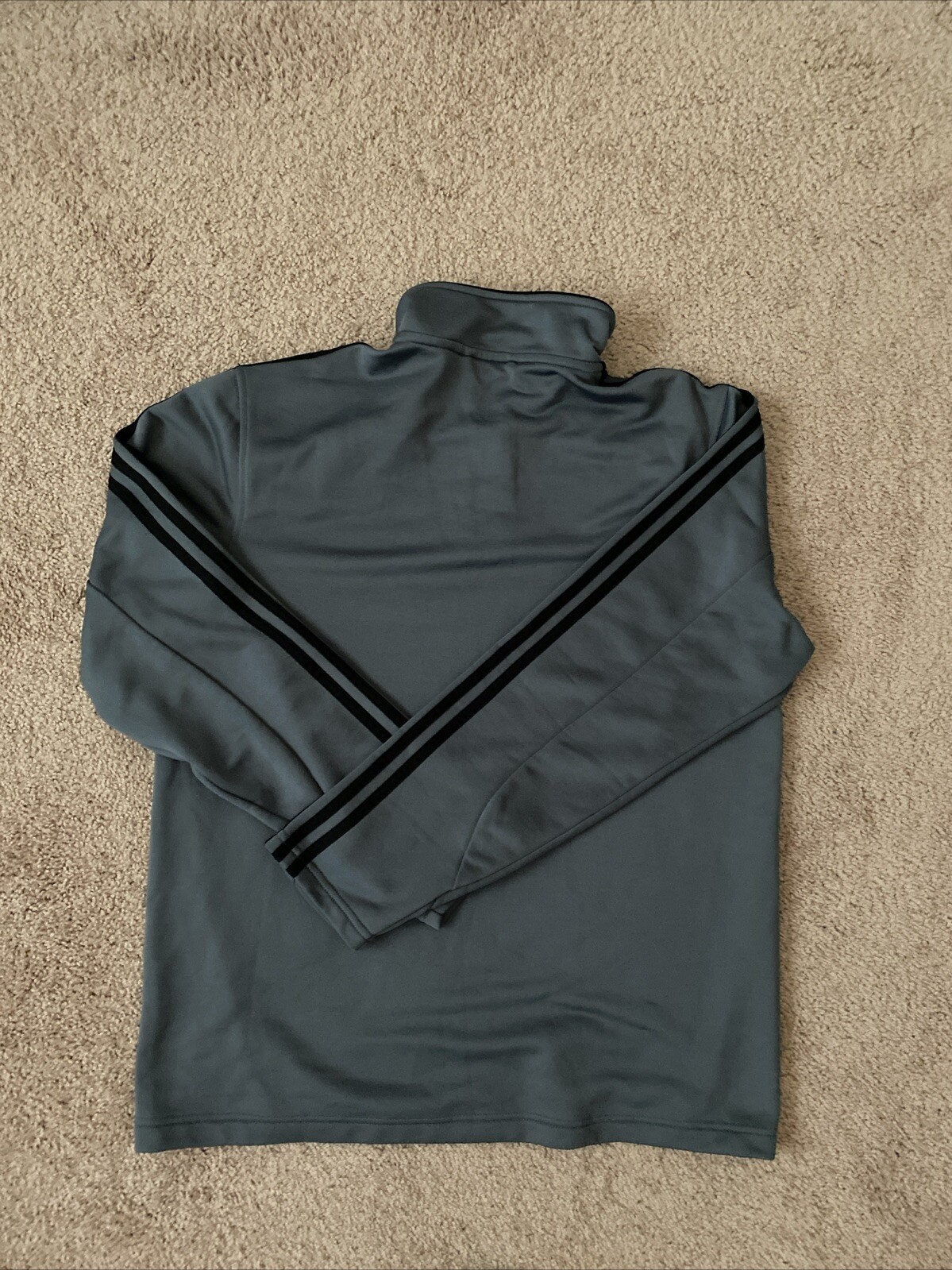 Adidas Pullover Gray Black Size Large - image 4
