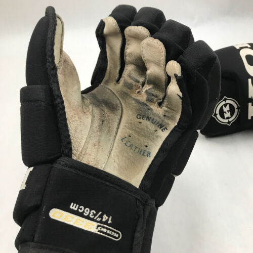 14”/ 36cm KOHO 3330 Ice Hockey Player Gloves Leather Vintage - Picture 7 of 10