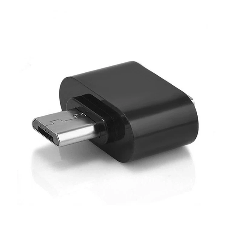 Micro USB auf USB A 2.0 Adapter OTG Stick Telefon Daten Übertragung Schwarz A26 - Bild 2 von 4