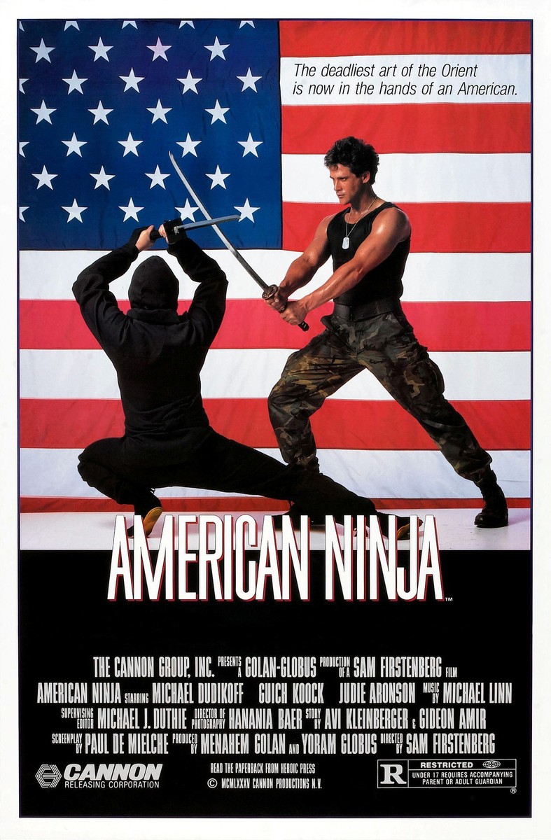 ナタリーの朝　USオリジナル映画ポスター AMERICAN NINJA (1985) ORIGINAL MOVIE POSTER - ROLLED | eBay