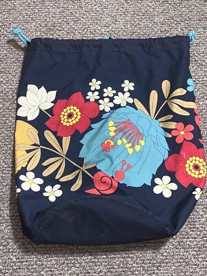 Vera bradley bucket laundry bag Happy Snails Large EUC