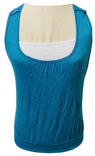 Womens Weavers Brand Spaghetti Strap Tank Top Small NWT Green