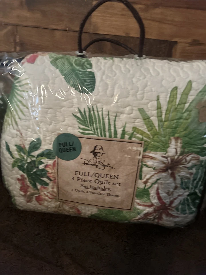 Nuevo Juego de Edredón Panama Jack Signature Collection Completo/Queen 3 piezas Foto 2 de 3