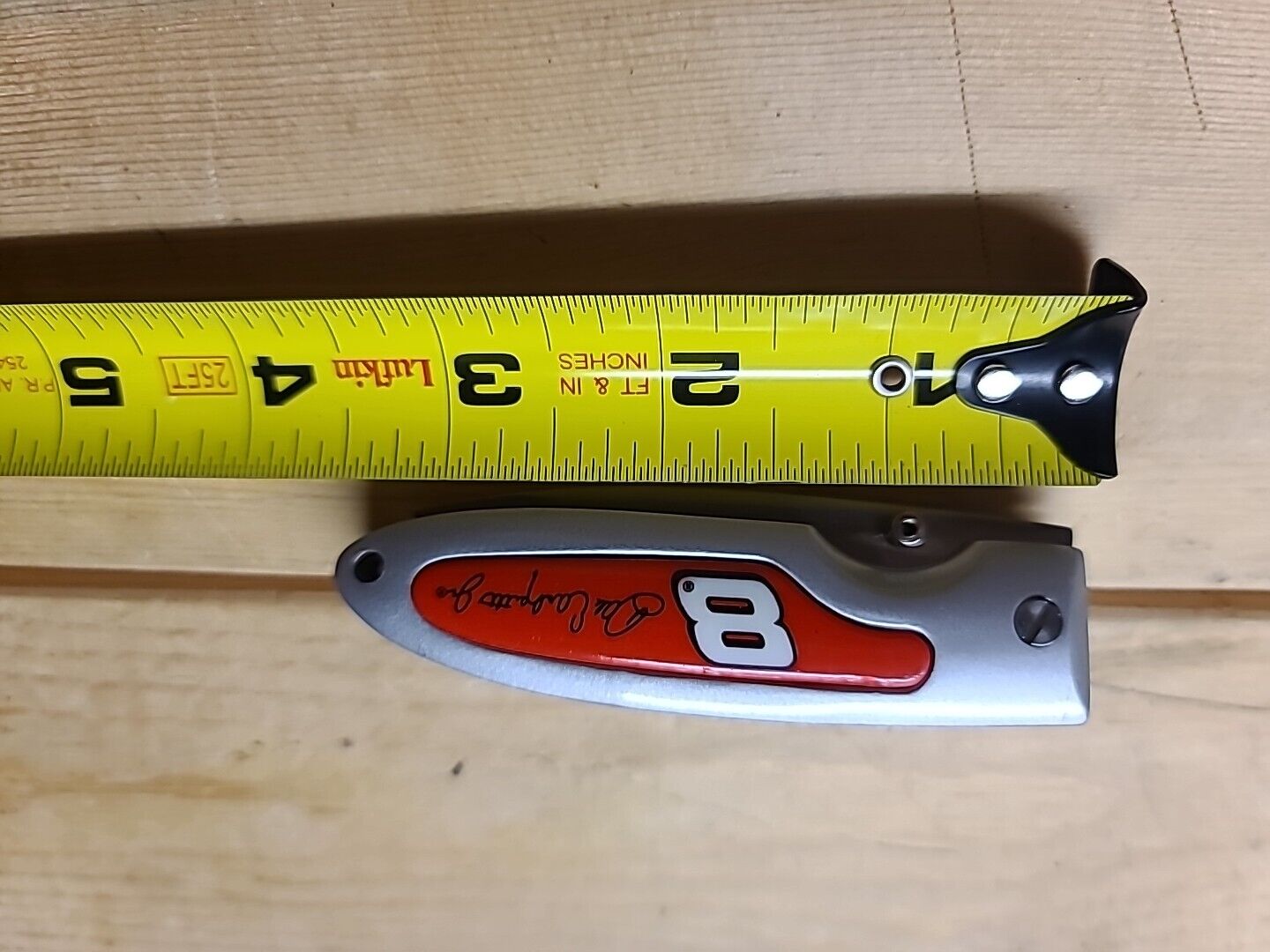 Dale Earnhardt Jr #8 Pocket Knife, Lock Blade, Stainless Steel Blade