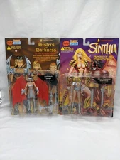 Lot Of (2) Skybolt Toyz Hobby Platinum Sinthia And Letha Action Figures