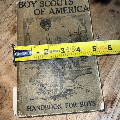 Antiguo libro de Boy Scouts of America 1911 primera impresión para niños tapa blanda libro SC - Imagen 20 de 23