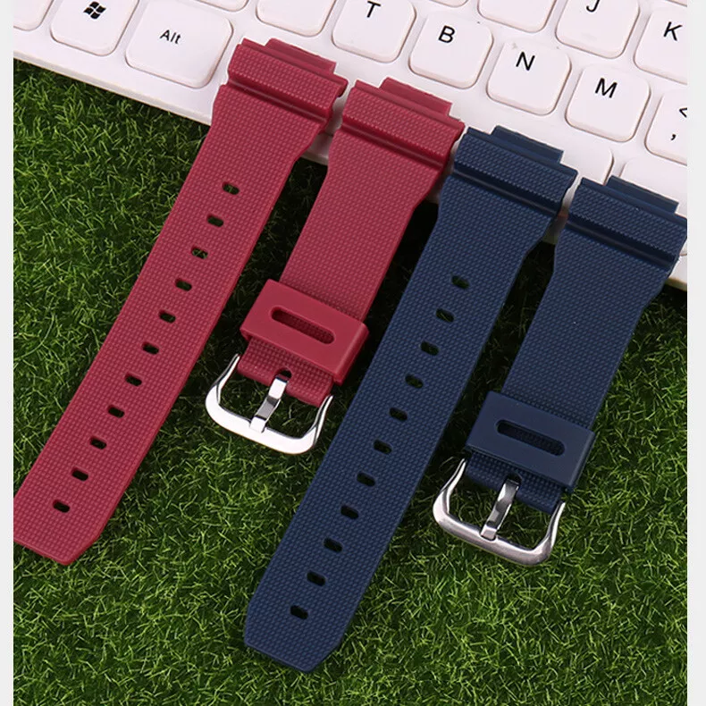 Leather strap watchband convex modified watch chain for GM-2100