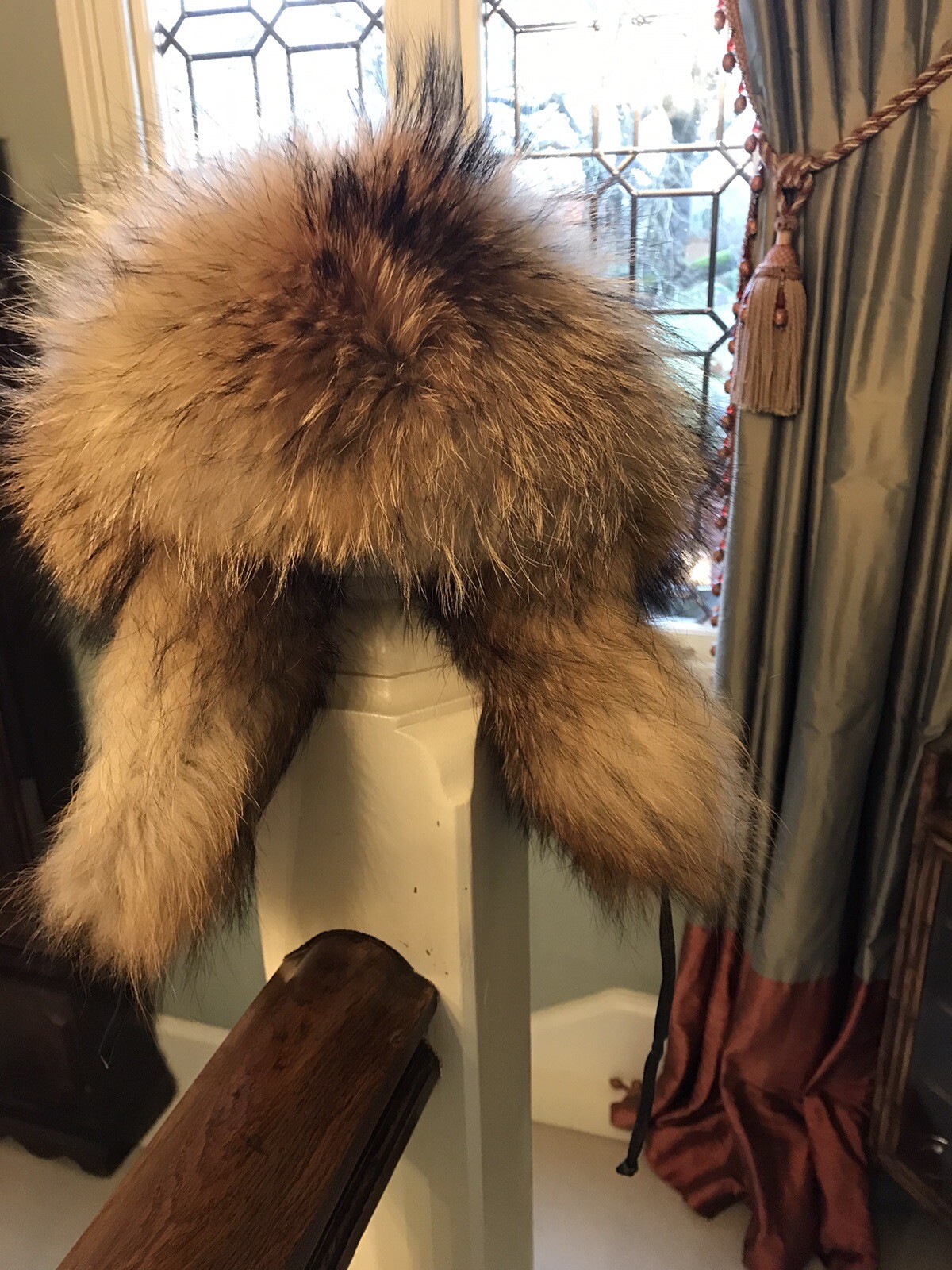 Finn Raccoon Fur Trapper Hat eBay