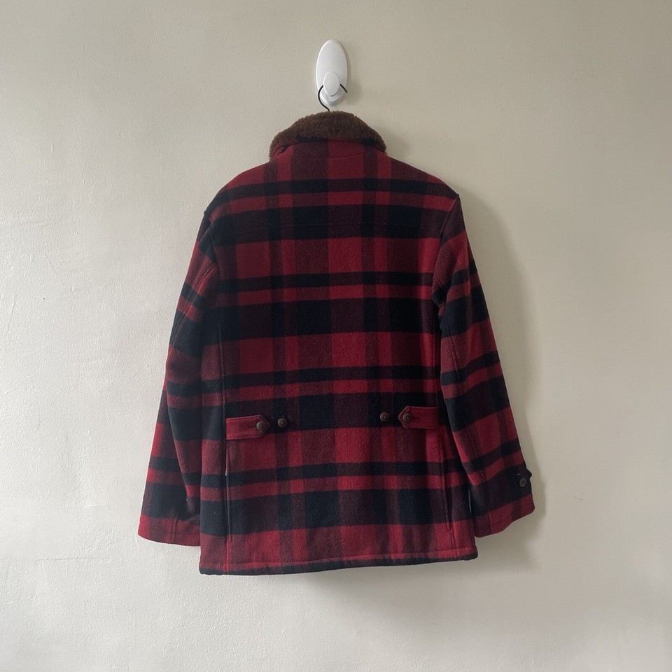 Polo Ralph Lauren ShearlingCollar Plaid Barn Coat eBay