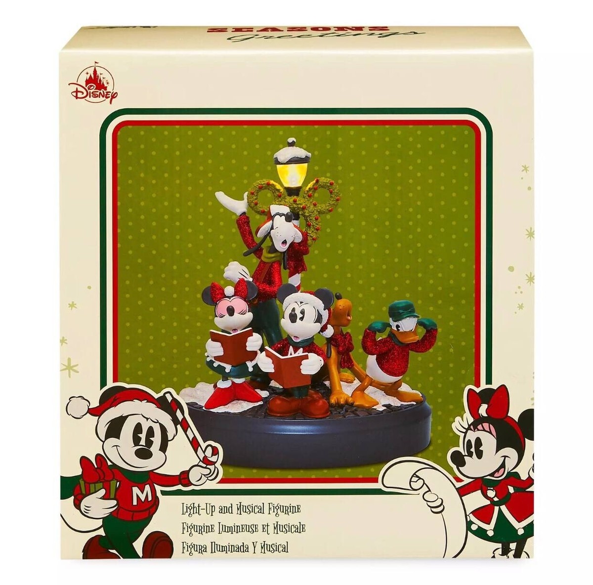 Disney Mickey Minnie Mouse Christmas Holiday Light Up