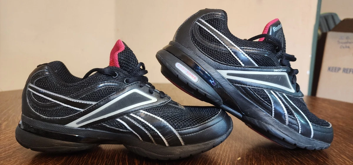 REEBOK EASYTONE Smooth Fit Lace Up Walking Athletic Shoes Women s