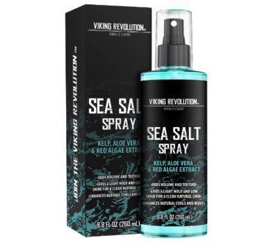 Sea Salt Spray for Hair Men - Hair Texturizing Spray with Kelp, Aloe Vera & Red