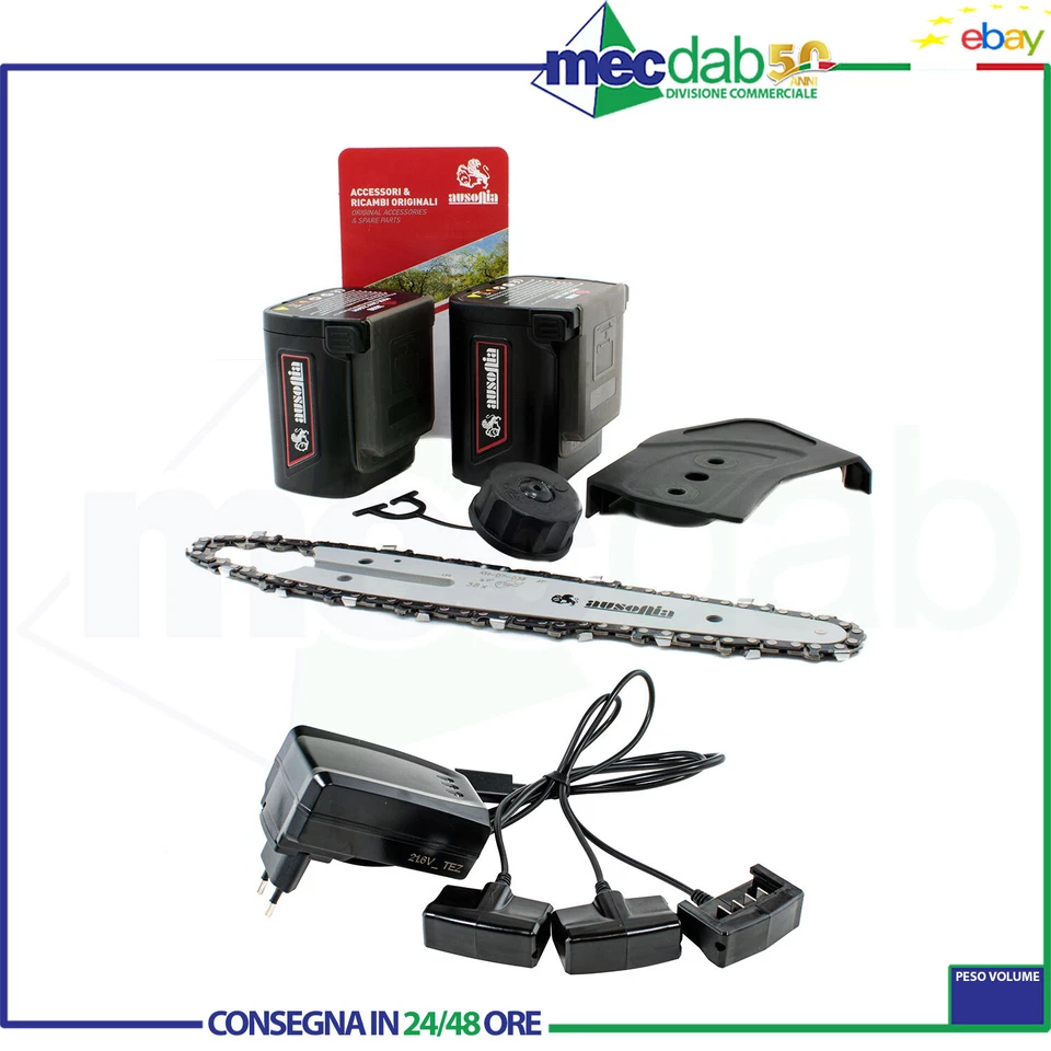 Ricambi Per Motosega Da Potatura Ausonia Nativa Catena e Barra Coperchio Catena