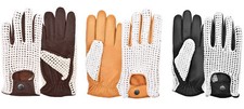MENS CLASSIC VINTAGE TRADITIONAL ENGLISH DRIVING GLOVES FASHION LEATHER RETRO