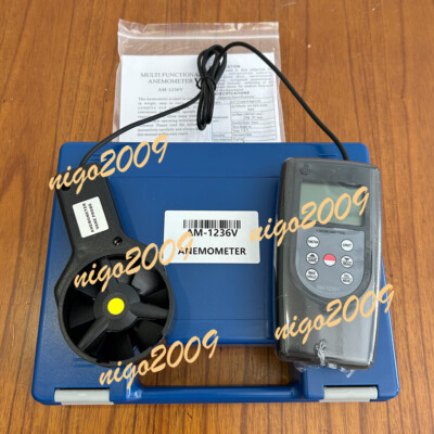 LANDTEK AM-1236V Digital Anemometer Wind Speed Air Velocity Gauge Airflow Meter