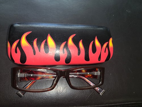 Ed Hardy Rare Eyeglass Frame EHO784 Hazel - Picture 10 of 10