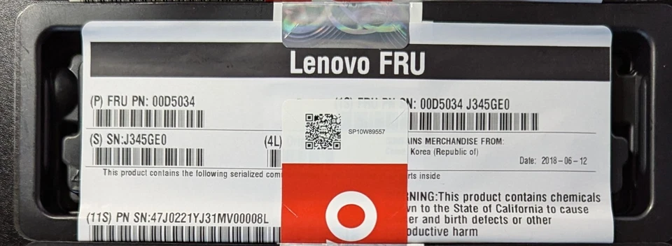 IBM-Lenovo 8GB DDR3 PC3-14900R RDIMM 00D5034 47J0223 00D5040 00D5042 Server Mem - Image 2 of 4