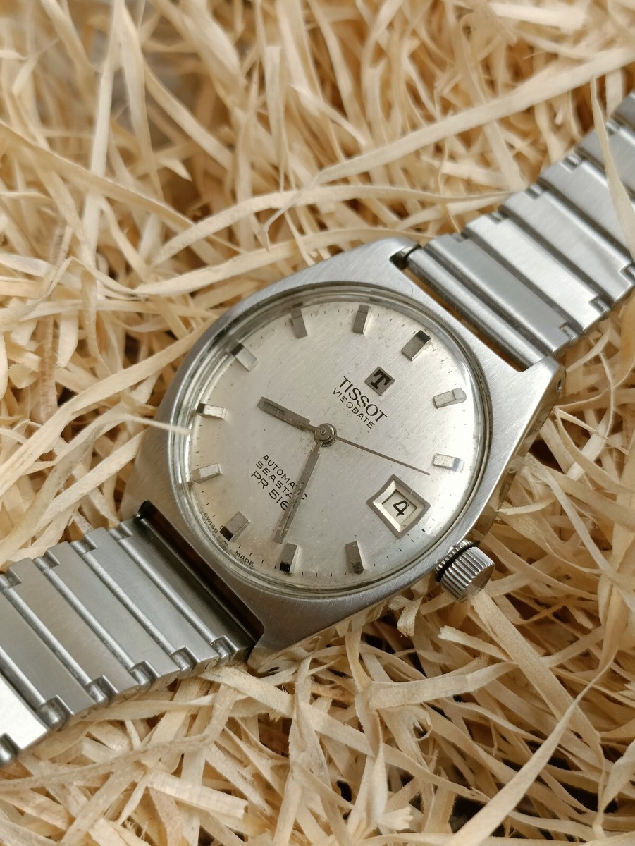 AUTHENTIC TISSOT VISODATE AUTOMATIC SEASTAR PR 516 MEN'S AUTHENTIC TISSOT VISODATE AUTOMATIC SEASTAR PR 516 MEN'S