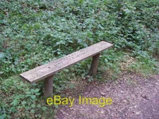 Photo 6x4 Bench - "Courtesy of HMP Springhill" Lewknor Along the paths  c2007