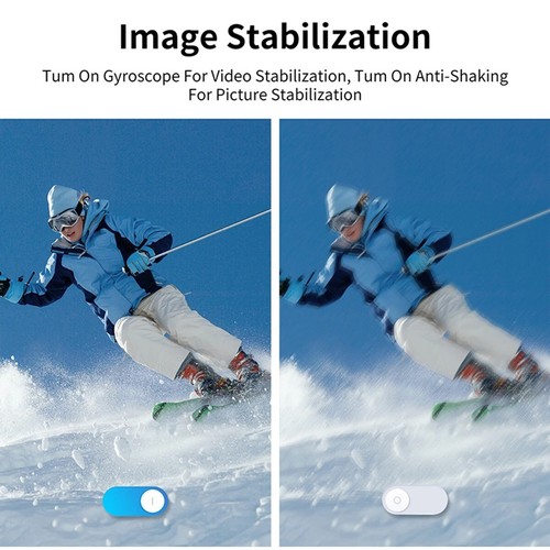 CERASTES 5K Action Camera – 48MP EIS Video with Interchangeable Lens - Picture 4 of 9