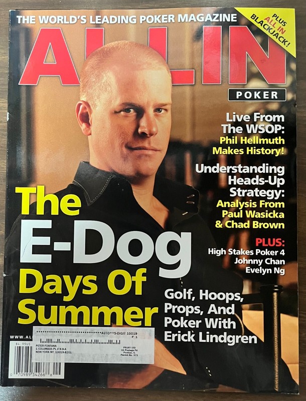 ALL IN Poker / ALL IN Blackjack   Magazine  Aug./Sept.  2007