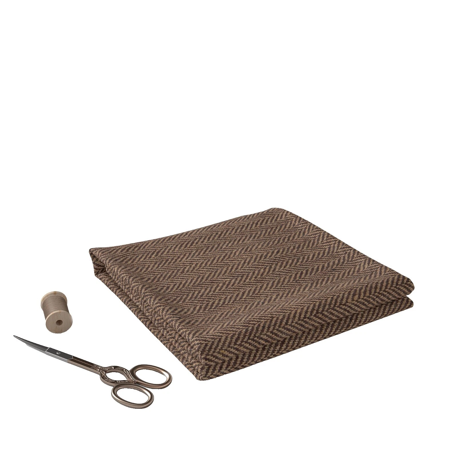 Wool Brown Craft Fabrics