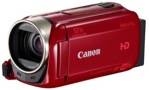 Canon Digital VideoCamera Ivis Hf R52 Red Optical 32 Times Rhythm Ivishfr52