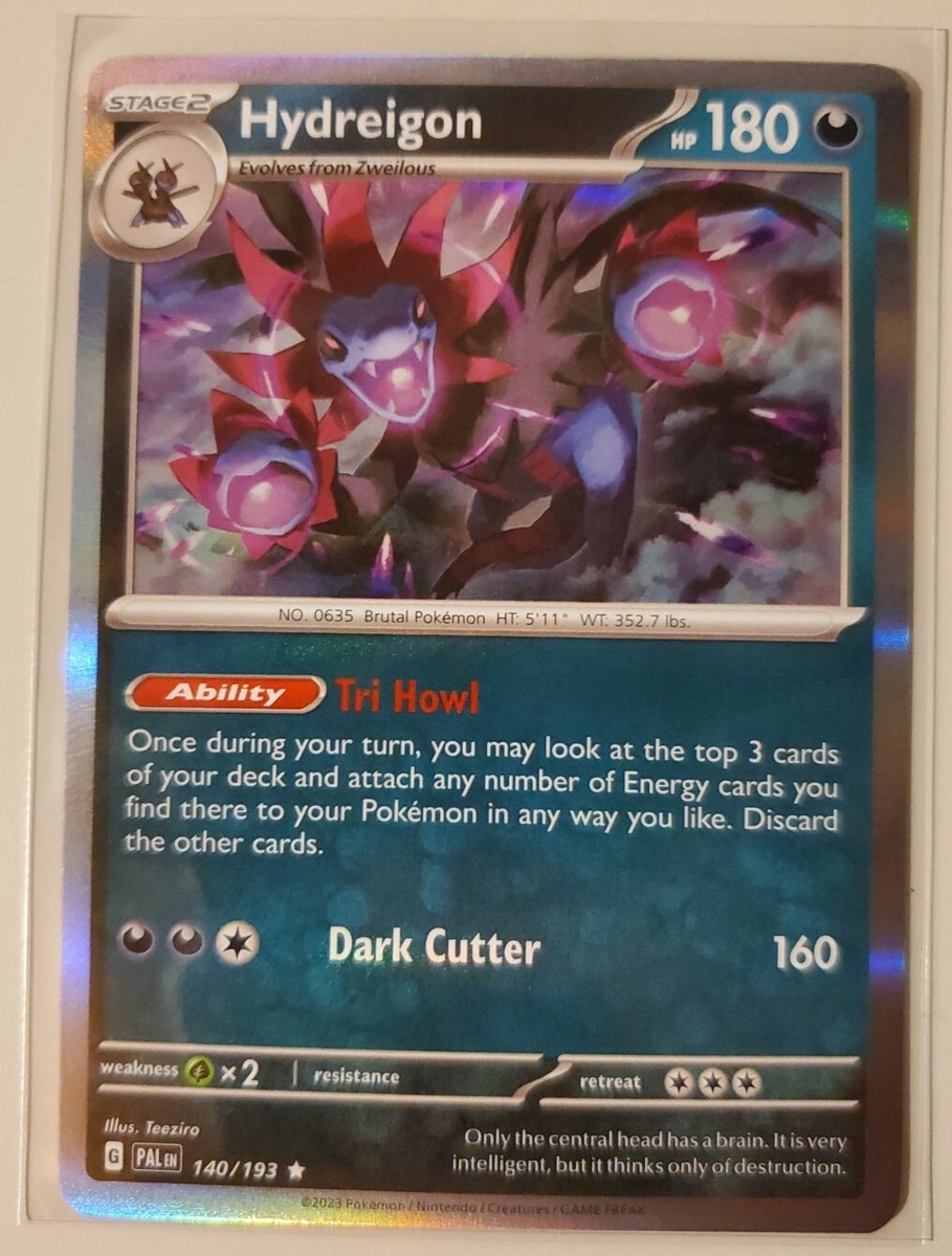 【hydreigon】 Hydreigon 140/193 - Paldea Evolved - Holo Rare - Pokemon