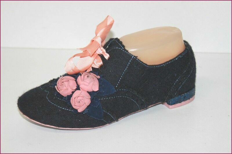 Escarpins Noirs Irregular Choice - Taille 37 - Cuir - Talon Haut - Occasion Très Bon état
