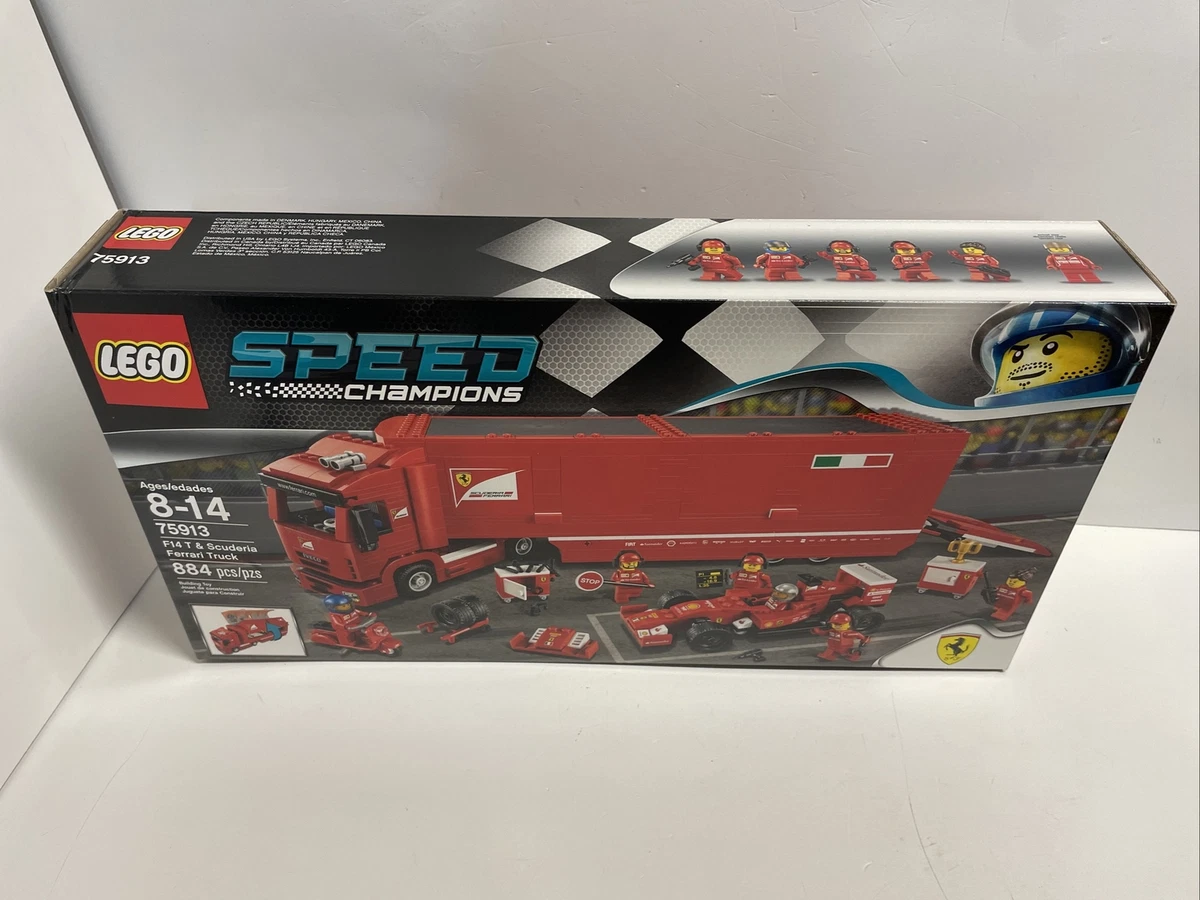 LEGO SPEED CHAMPIONS F14 T Scuderia Ferrari Truck Set 75913 New Sealed Box